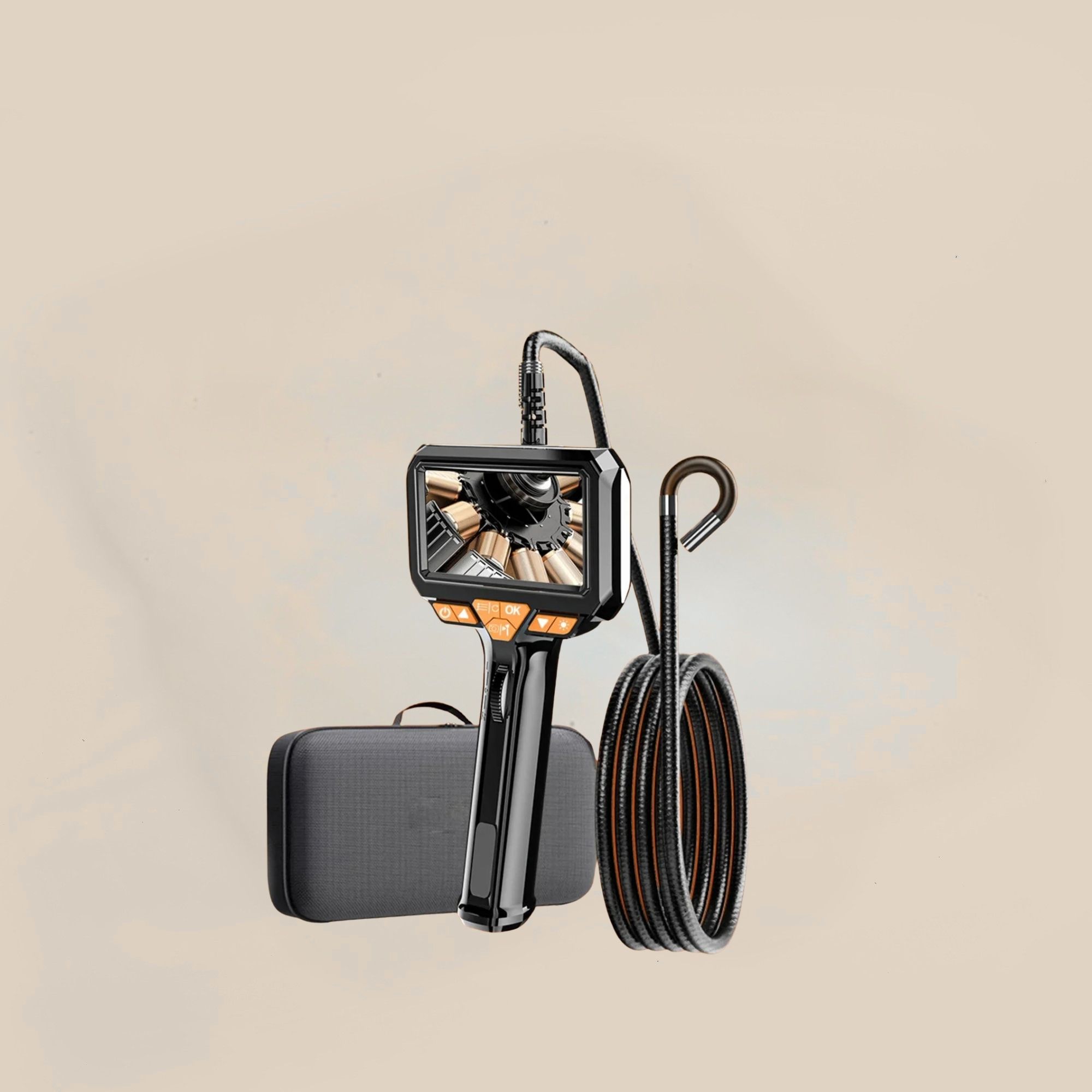 1 Metre Sert Kablo Yılan Kamera