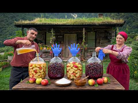 Homemade Vinegar And Pickles In A Mountain Village!