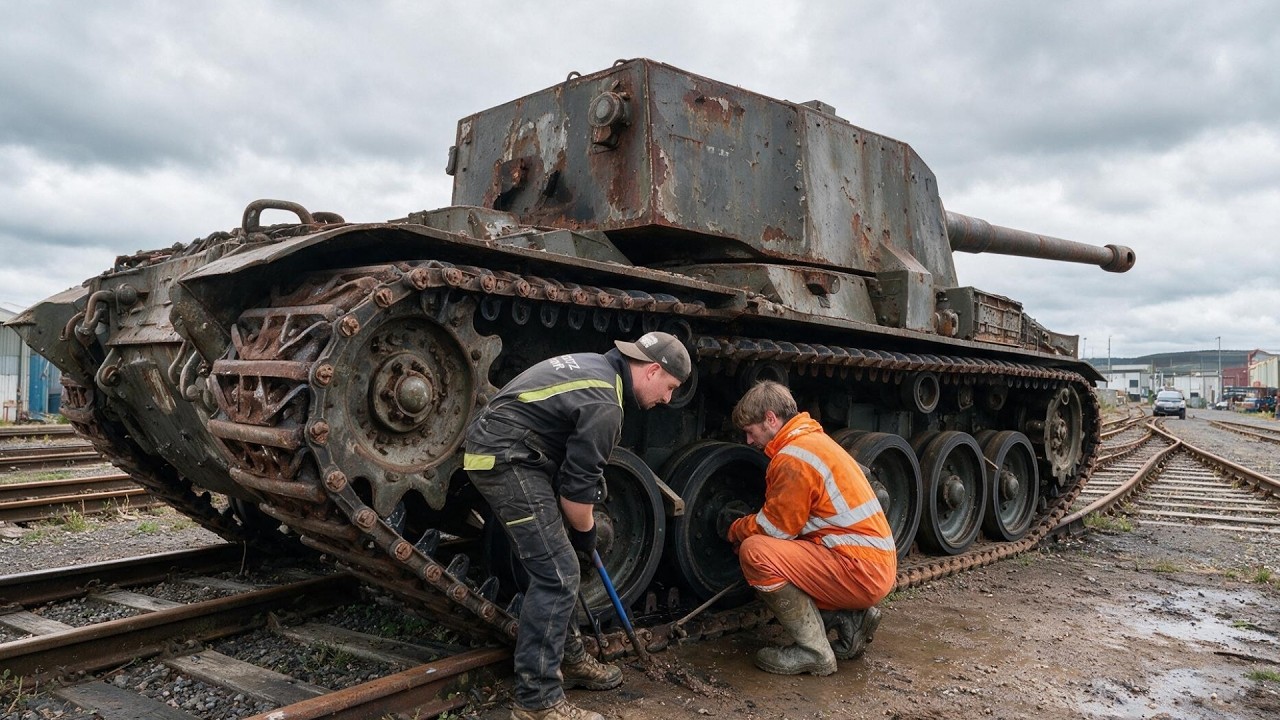 How Two Friends Restored the TANK with the BIGGEST GUN in History | FV4005