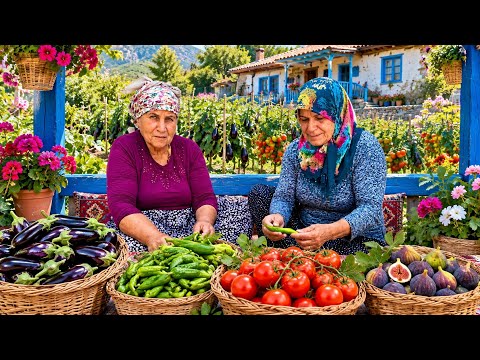 Köy Yaşamı Halamın Köy Evi İnçir Hasadı | Belgesel Flim 4K