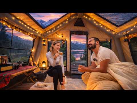 İLKBAHARDA ŞİŞME ÇADIR KAMPI / ZİYARETÇİLERİMİZ VAR