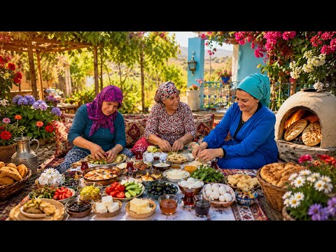 Köy Hayatı Sabah Kahvaltısı | Village Breakfast Belgesel 4K