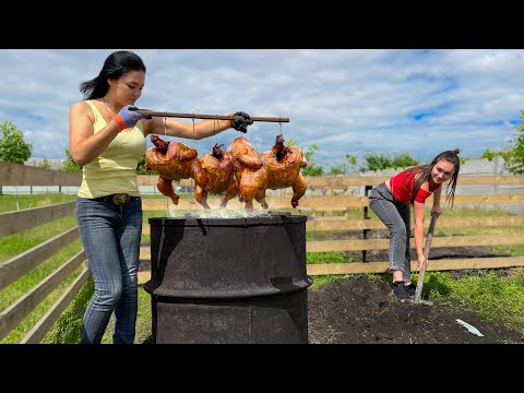 A New Recipe! Juicy Smoked Chicken And A Smokehouse With Your Own Hands
