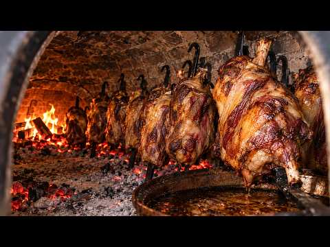Extreme Turkish Lamb Tandoor! The Full Cooking Process
