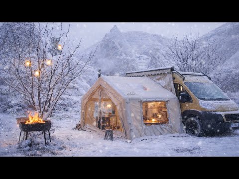 ❄️KIŞ BAHÇELİ KARAVANLA 2 FARKLI KIŞ KAMPI