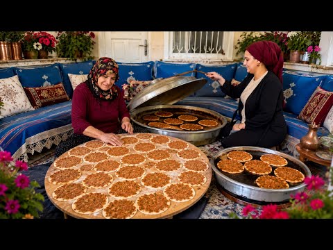 Köy Hayatı Ev Tandırında Lahmacun Yemeği / Zorlu Köy Yaşamı