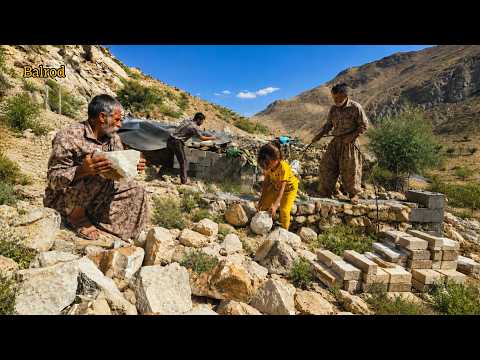 The secret of nomads' intelligence: How to build a free building with mountain stones