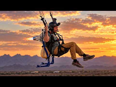 I Flew My Jet Turbine Paramotor!