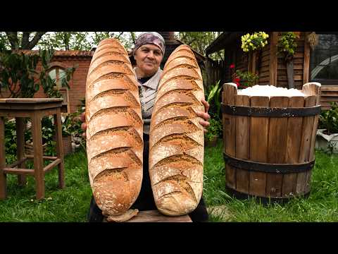 A Giant Loaf from the Countryside – Turkish Balina Bread 🌿🍞