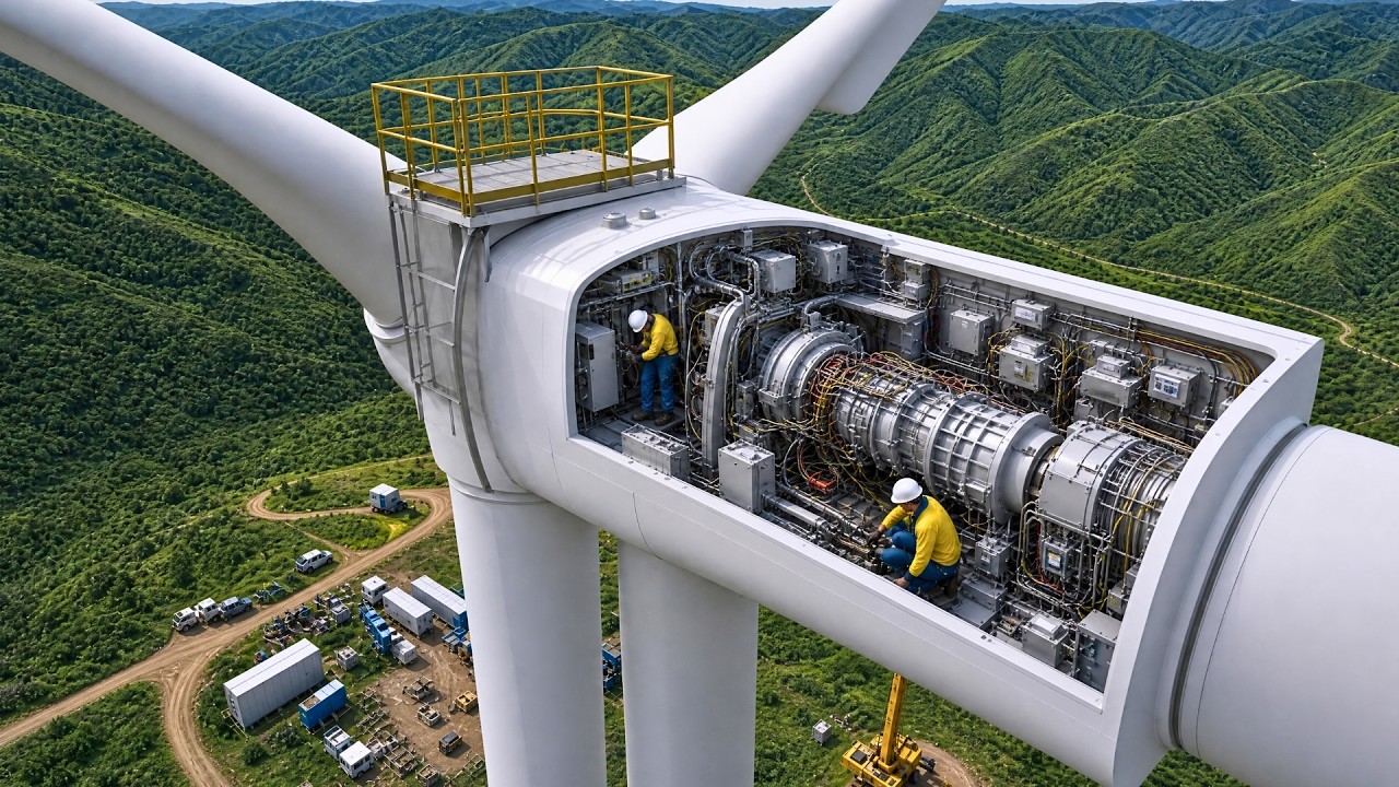 The INSANE Process Of Installing MASSIVE Wind Turbines | Start To Finish By @HansChan26