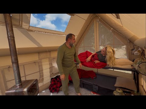YARIM ADADA YAĞMURDA KAMP YAPTIK