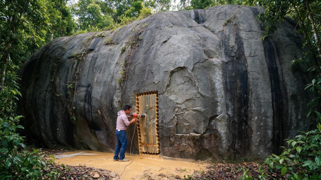 How This Man Spent 7 Years Digging a 2-Story Home Inside a Mountain