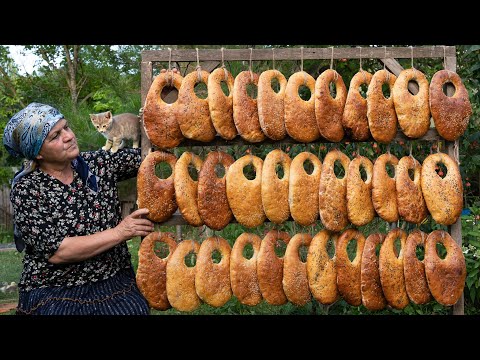 Wood Fired Kaak Bread with Pumpkin Seeds — True Rustic Taste 🌿🔥