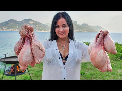 I Cook Tender Lamb Eggs on the Sunny Beach! A sea of Taste and Enjoyment