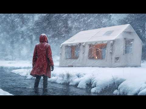 ŞİDDETLİ KAR FIRTINASINDA SEZONUN İLK KAR KAMPI ❄️