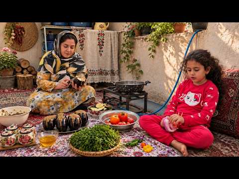 IRAN Daily Village Life : Rural Cooking in the High Mountains of Azarbaijan Iran