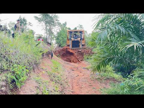 Effective Ways to Repair Plantation Roads with a D6R XL Bulldozer