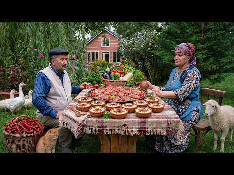Rustic Garden Lunch | Fresh & Homemade Village Food  🌿🏡