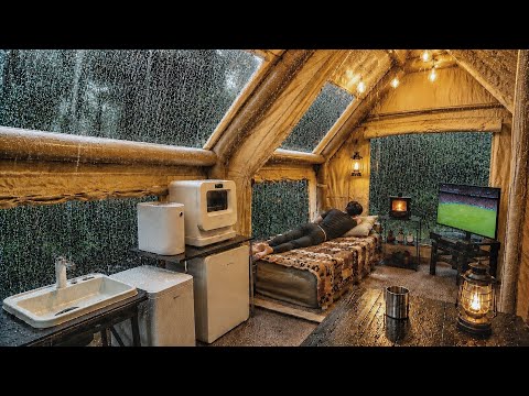 1% LUXURY CAMPING IN THE RAIN ⭐ 5-STAR INFLATABLE HOME?