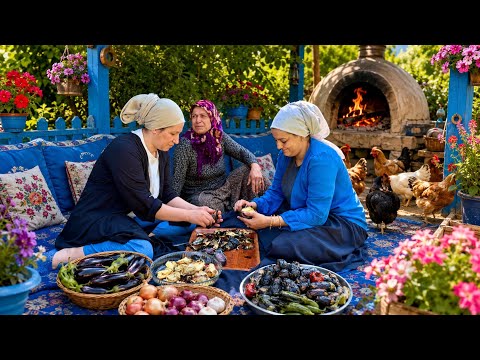 Köy Hayatı İki Gelin Sabah Kahvaltısı \ Belgesel Flim 4K