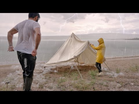 ÇADIR KAMPINDA ŞİDDETLİ YAĞMURA YAKALANDIK SIRILSIKLAM OLDUK