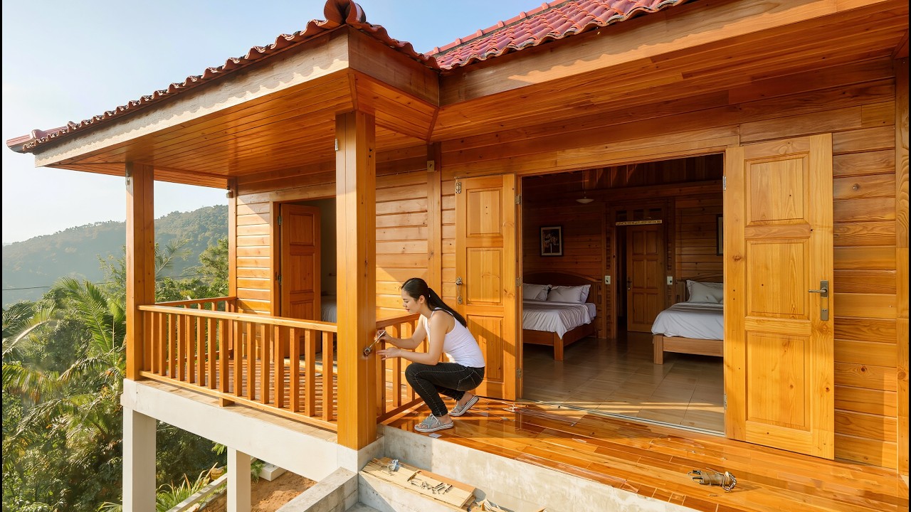 No one believes a woman built her dream villa in just 280 days.| by @freefootsteps877