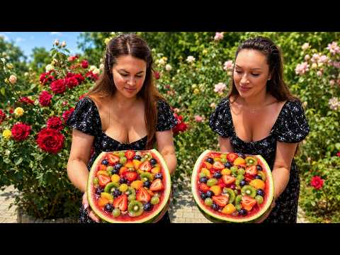 The Fruitiest Watermelon of the Summer! Baked Salmon with a Unique Dessert