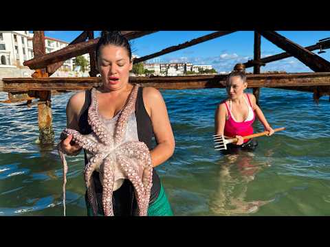 Octopus from the Sea – Cooked Slowly by the Fire