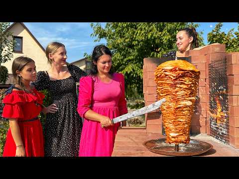 A Meter-long Shawarma and a Refreshing Dessert! An unusual Day in the Village