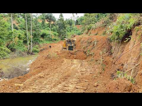 Bulldozer D6R XL Techniques for Maximally Clearing Plantations