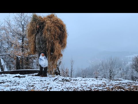 Köyde kar yağışı altında hayat mücadelesi — Belgesel #snowfall