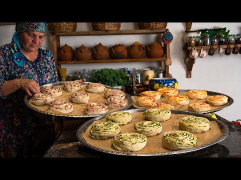 Village Style Layered Flatbreads with Fresh Fillings 🥬🥕