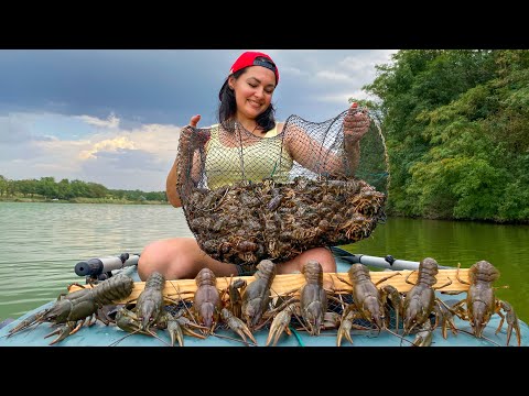 How I Caught and Cooked My First Crayfish! From a Catch to the Most Delicious Treat