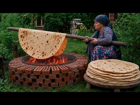 Bread Baking: Rustic Flatbread Cooked Over Glowing Coals 🌾🔥