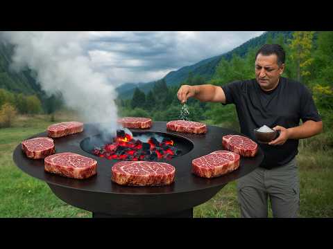 Grilling A5 Wagyu Beef Infused With Coffee And Chocolate!