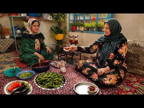 IRAN Daily Village Life : Rural Cooking in the High Mountains of Azarbaijan Iran