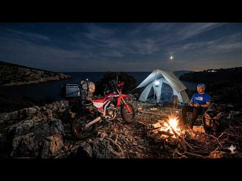 MİLYON YILDIZLI ISSIZ OTELDE MOTOSİKLETİMLE BİR GECE KAMP- BU MANZARARAYA BAYILACAKSIN