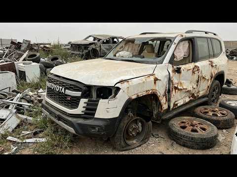 Crashed Land Cruiser GR Sport: The Ultimate Quarter Panel Nightmare!