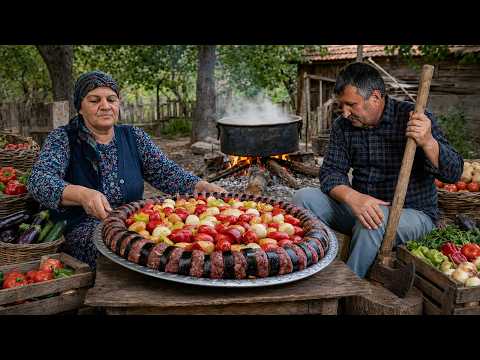 Village Cooking | Beef & Garden Vegetables in a Traditional Oven  🥩🌿