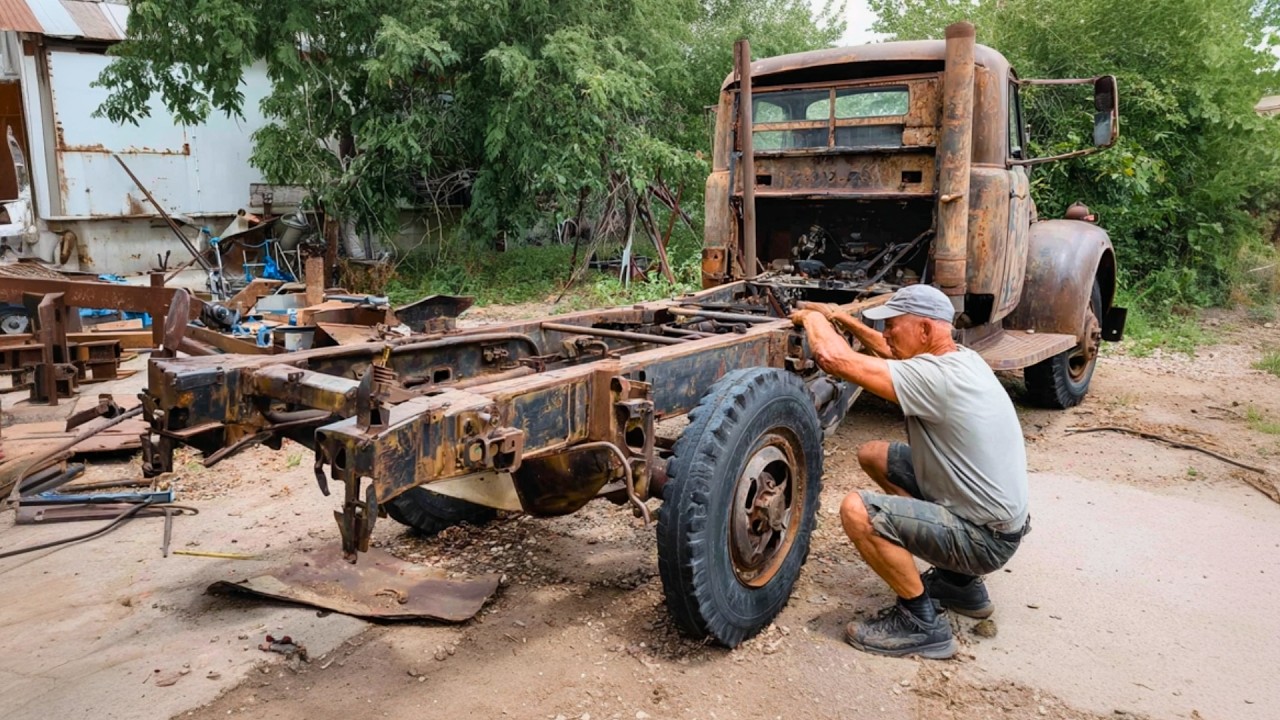 Abandoned TRUCK Full Restoration: From Junk to Brand New | Start to Finish@RestorationTools6868