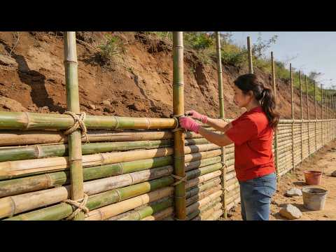 Young Woman Turns Empty Land into Huge Lake Farmhouse in 120 Days | Start to Finish @trieuthihoa