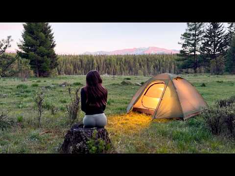 Alone in the Wild | Solo Camping in the Mountains