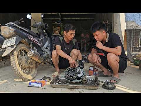 Leaving the city for the countryside and the journey of restoring motorcycles earned me 480,000 VND.