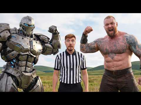 World's Strongest Man Vs Robot