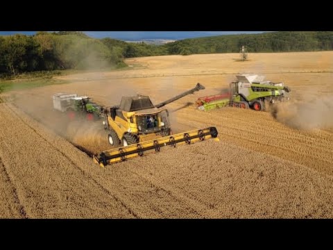 Žatva 2026 | New Holland CR9.90  | 2x Claas Lexion 8800TT / 760 | 2x Fendt | PD Podlužany