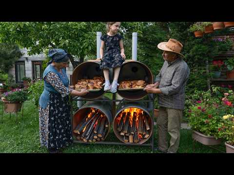 Barrel Roasted Stuffed Chicken – A Unique Village Method