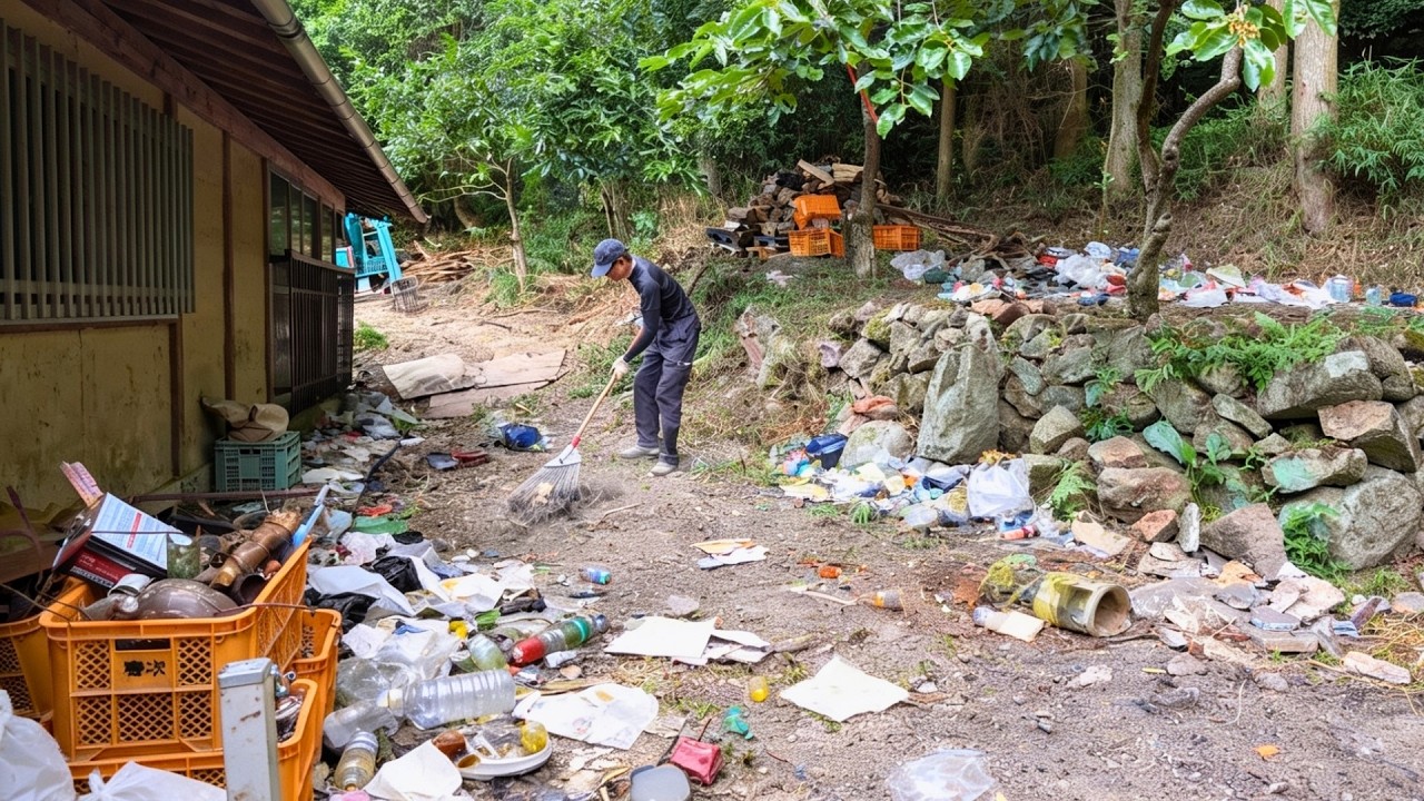 Young Man Transforms Abandoned House Into Dream Workshop | @sorayume_satogaeri