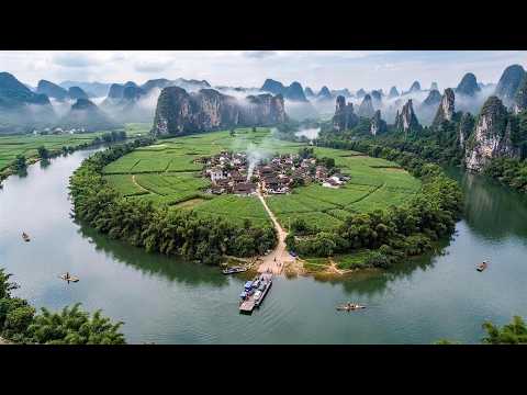 中越边境发现三面环水的隐秘村落：至今只能乘船到达【4K】