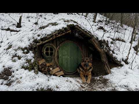 Cozy Winter Survival in a Custom Dugout Shelters