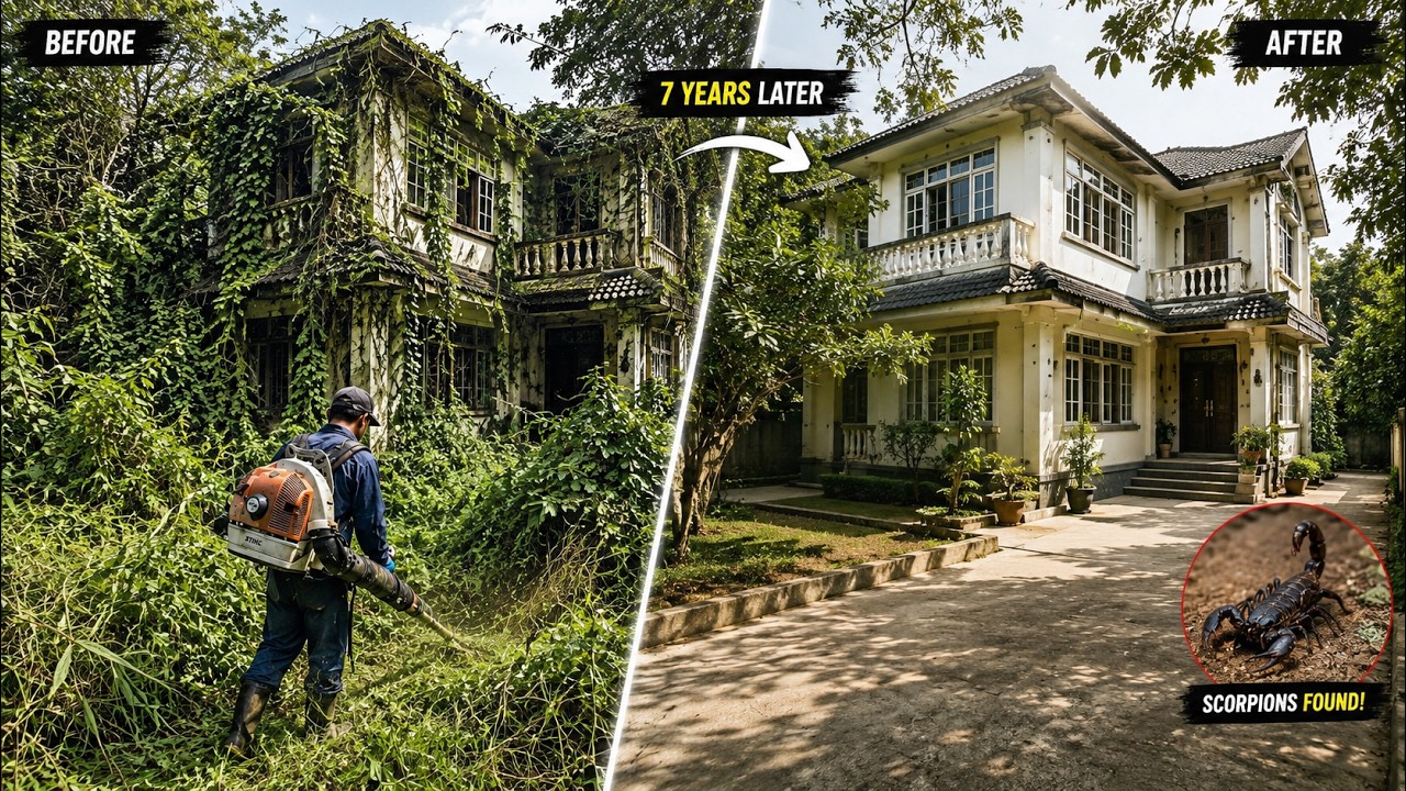 We Cleaned a Villa Abandoned for 7 Years — Then the Scorpions Appeared